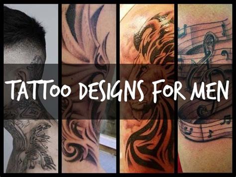 30 Amazing Tattoo Designs For Men Easyday