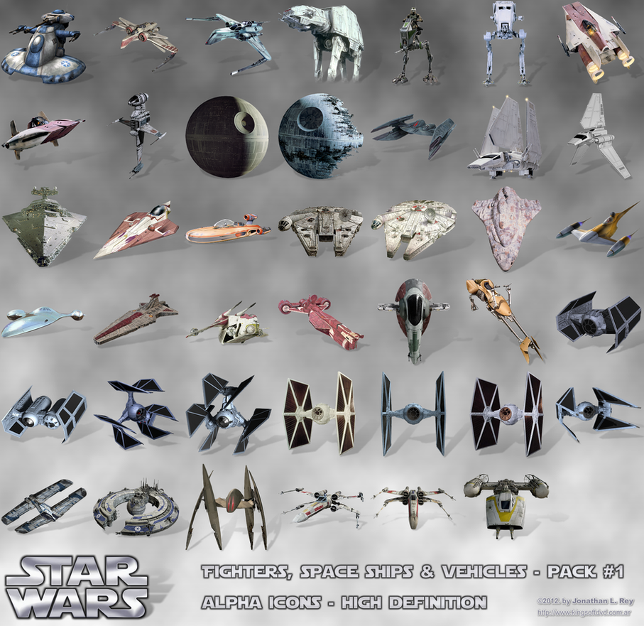 Star Wars Ships Fighters